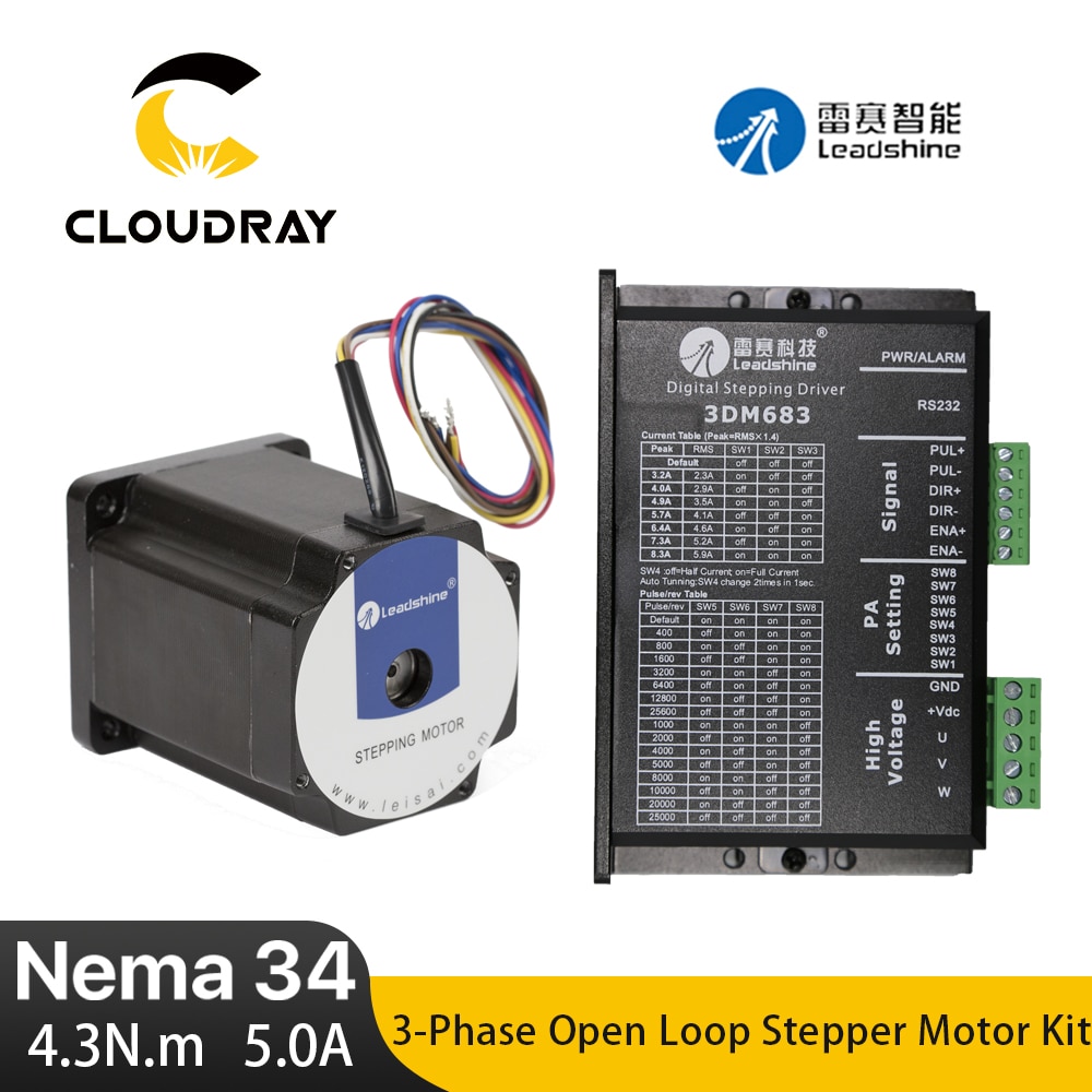 Cloudray Leadshine 3  Nema34  , CNC ..